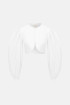 KIKI BALOON SHIRT / WHITE by NAIA on curated-crowd.com