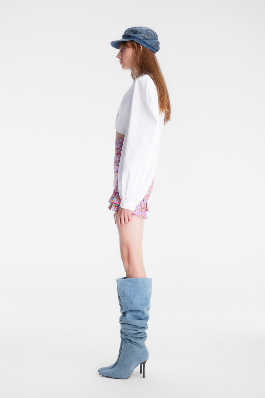 KIKI BALOON SHIRT / WHITE by NAIA on curated-crowd.com