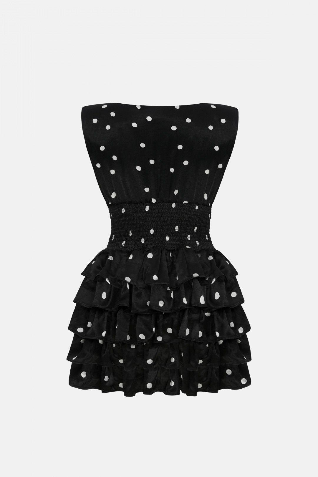 COCO DRESS / BLACK POLKA DOT by NAIA on curated-crowd.com