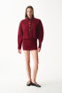 LUCKY DRESS / MAROON by NAIA on curated-crowd.com