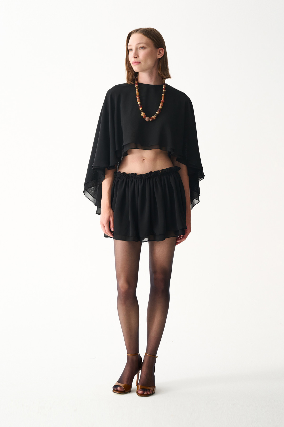 HEAVEN SKIRT / BLACK by NAIA on curated-crowd.com