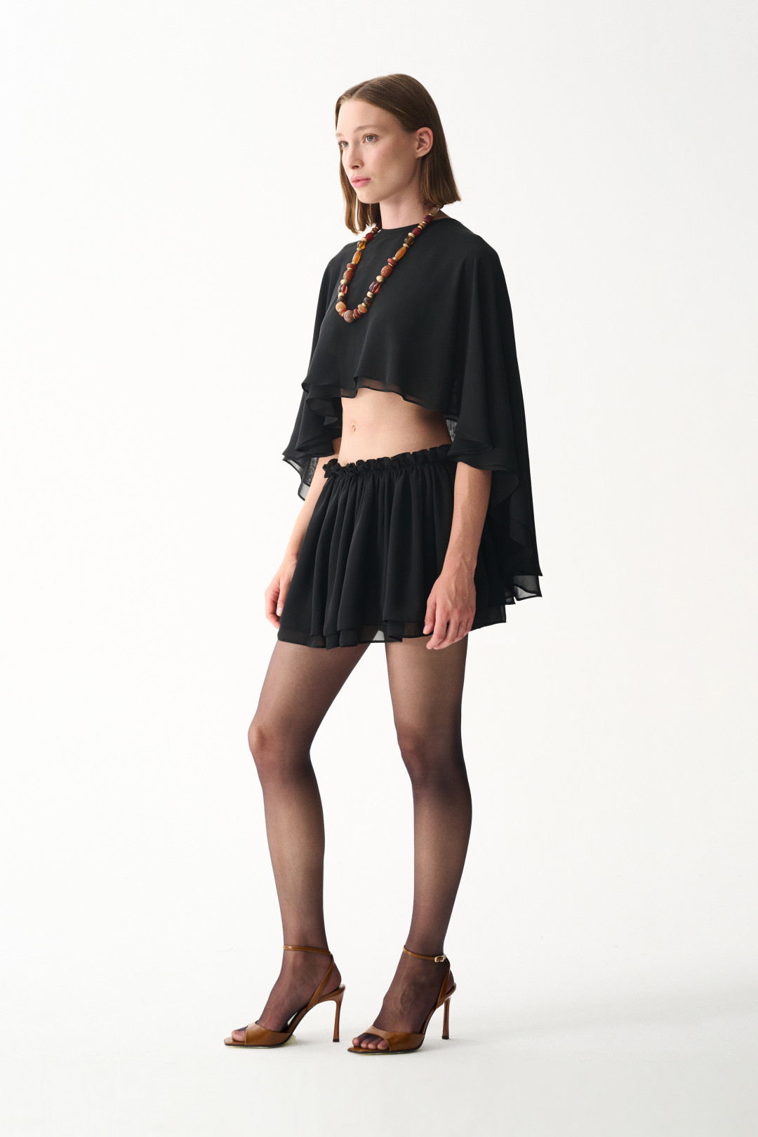 HEAVEN SKIRT / BLACK by NAIA on curated-crowd.com