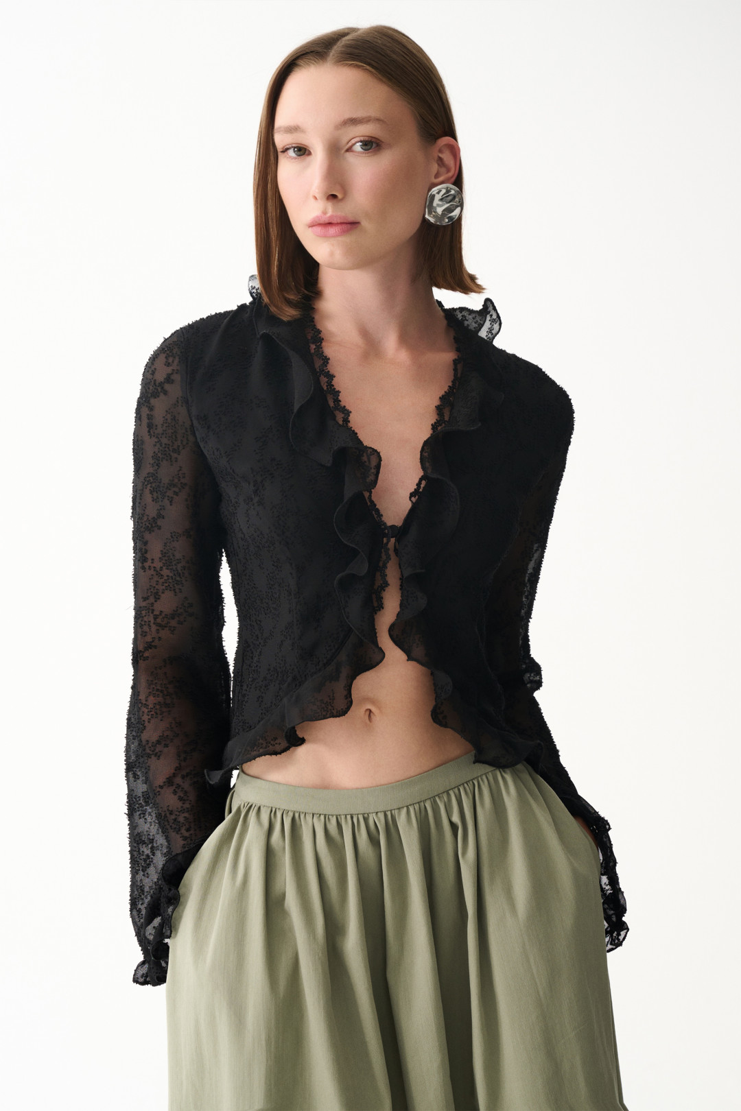 LEIA SHIRT / BLACK by NAIA on curated-crowd.com