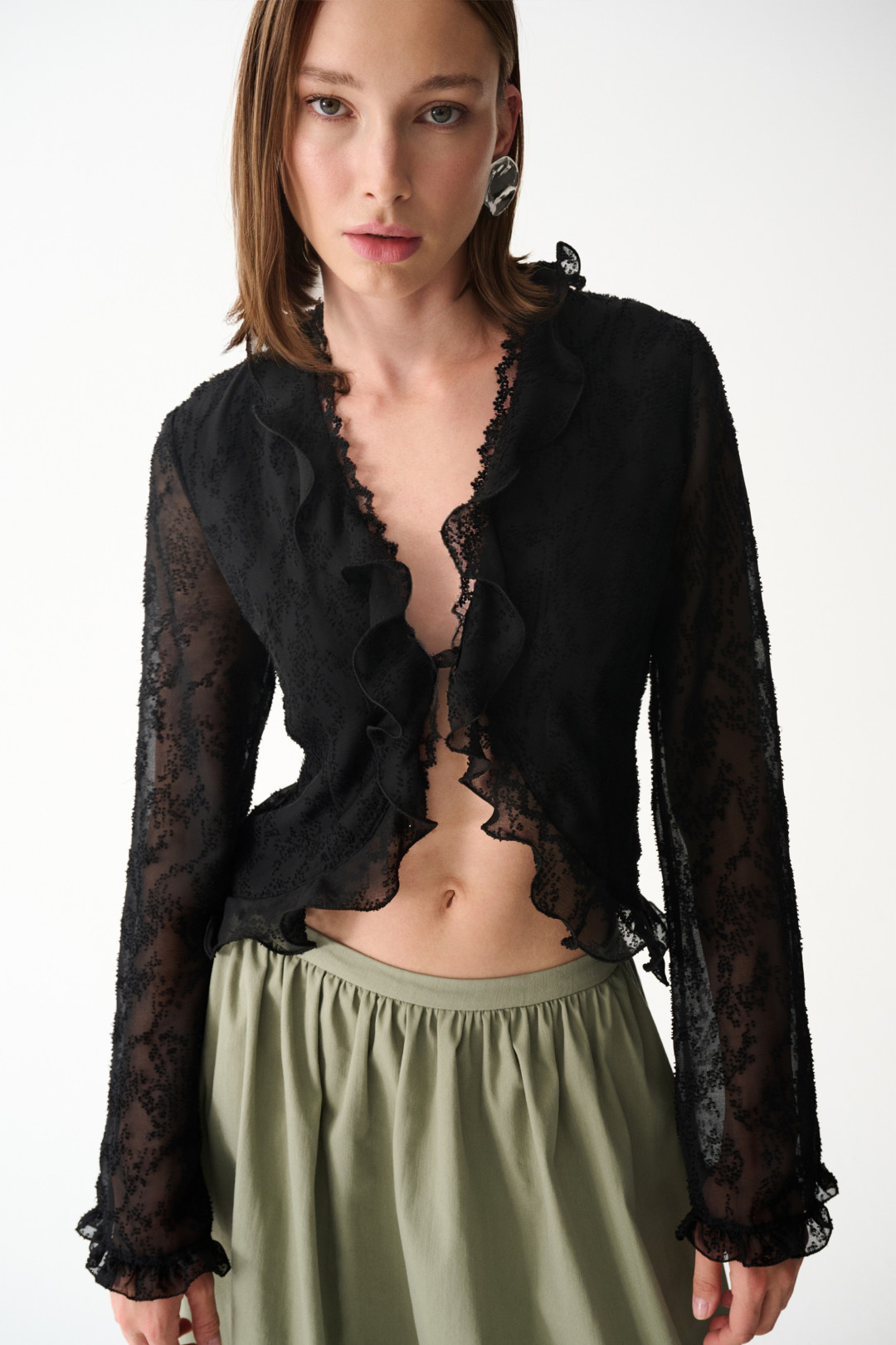 LEIA SHIRT / BLACK by NAIA on curated-crowd.com