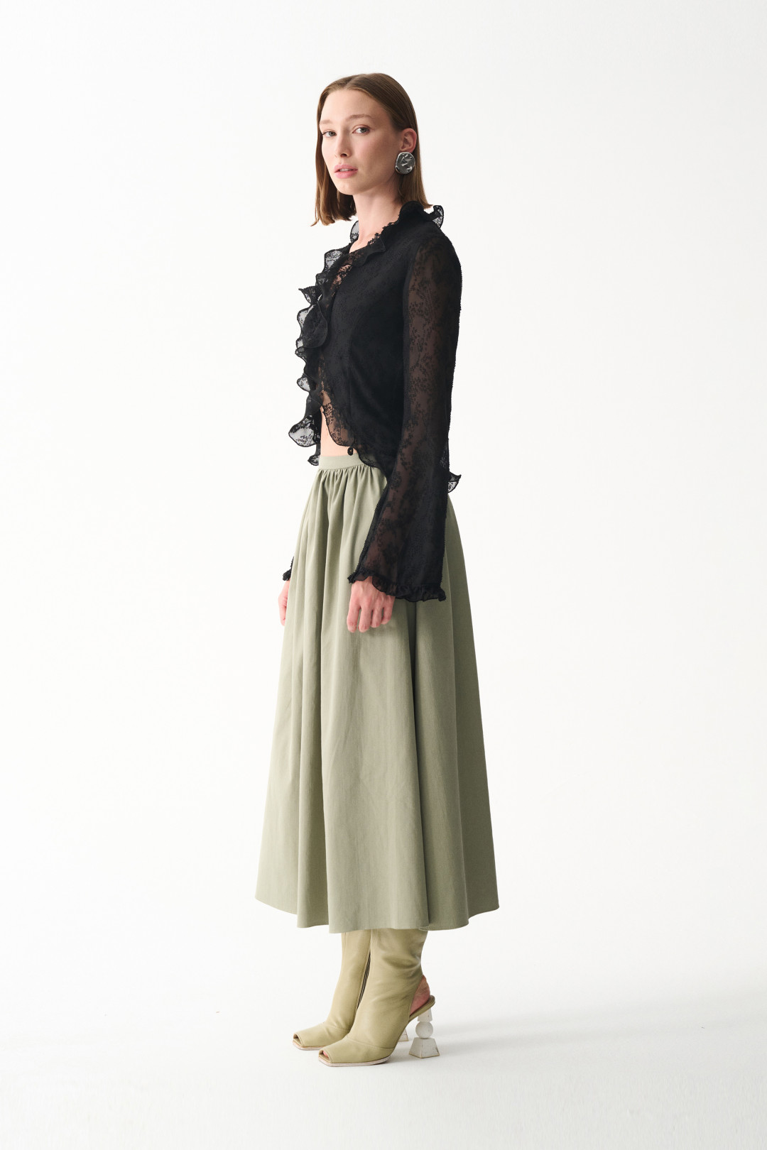 LEIA SHIRT / BLACK by NAIA on curated-crowd.com