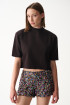 MIU T-SHIRT / BROWN by NAIA on curated-crowd.com