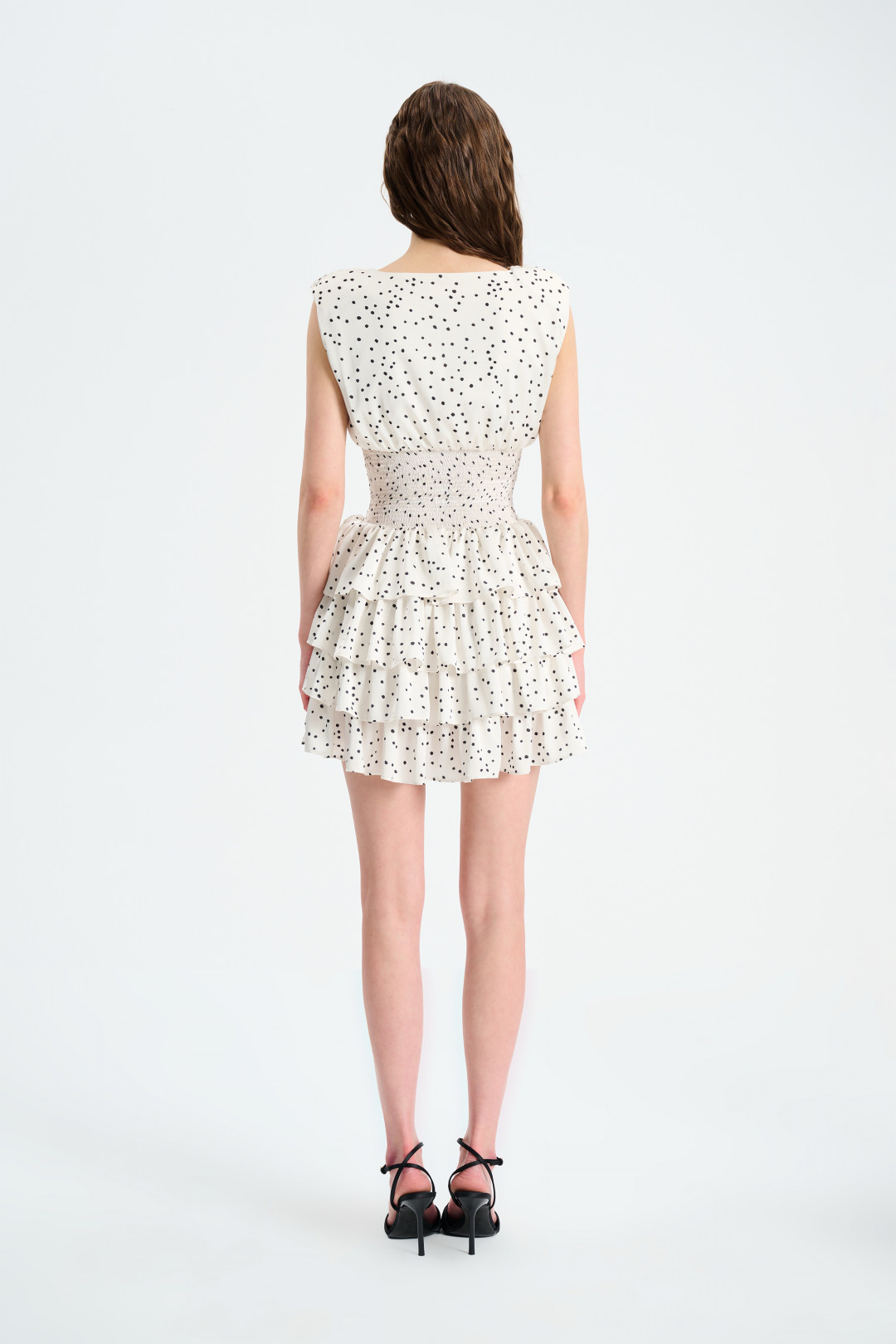 COCO DRESS / WHITE POLKA DOT by NAIA on curated-crowd.com