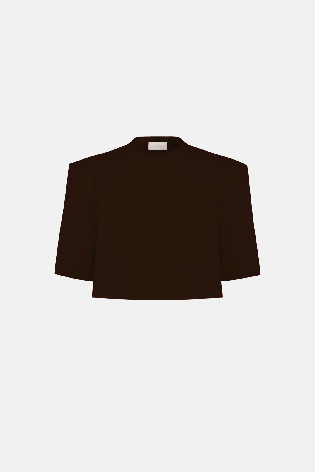 MIU T-SHIRT / BROWN by NAIA on curated-crowd.com