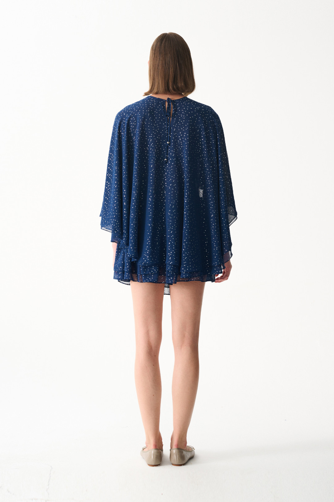 HEAVEN SKIRT / SHINY NAVY BLUE by NAIA on curated-crowd.com
