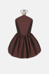 WINGS DRESS / BROWN by NAIA on curated-crowd.com