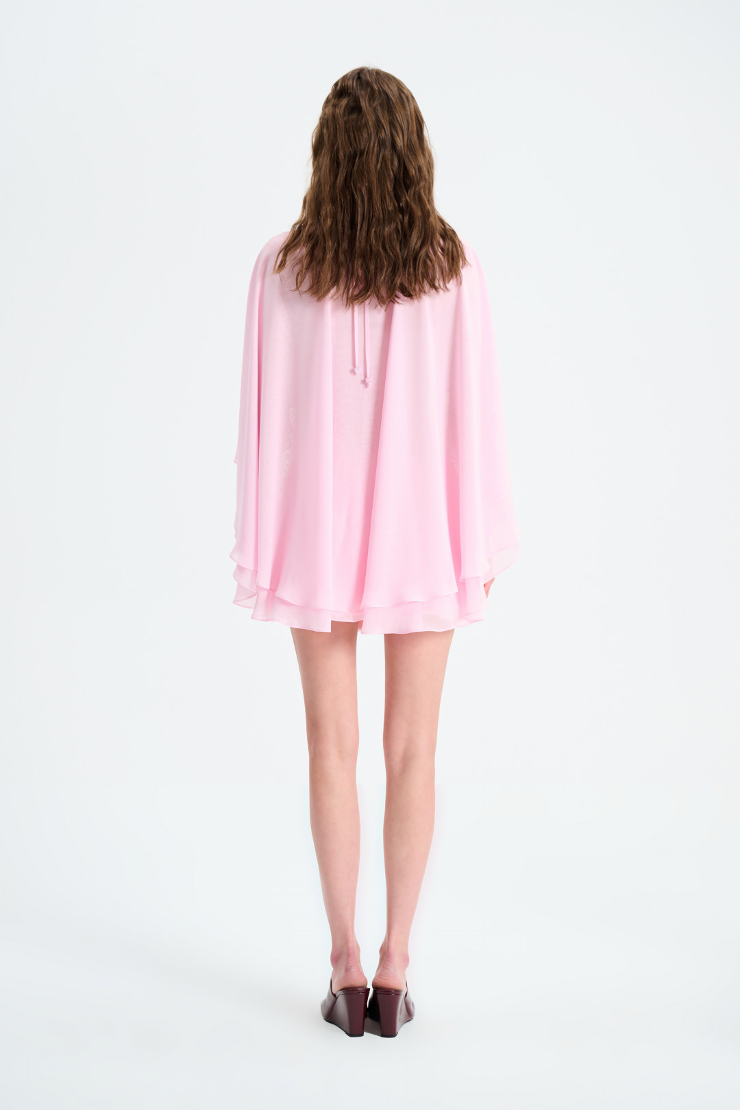 BLUSH CAPE / PINK by NAIA on curated-crowd.com