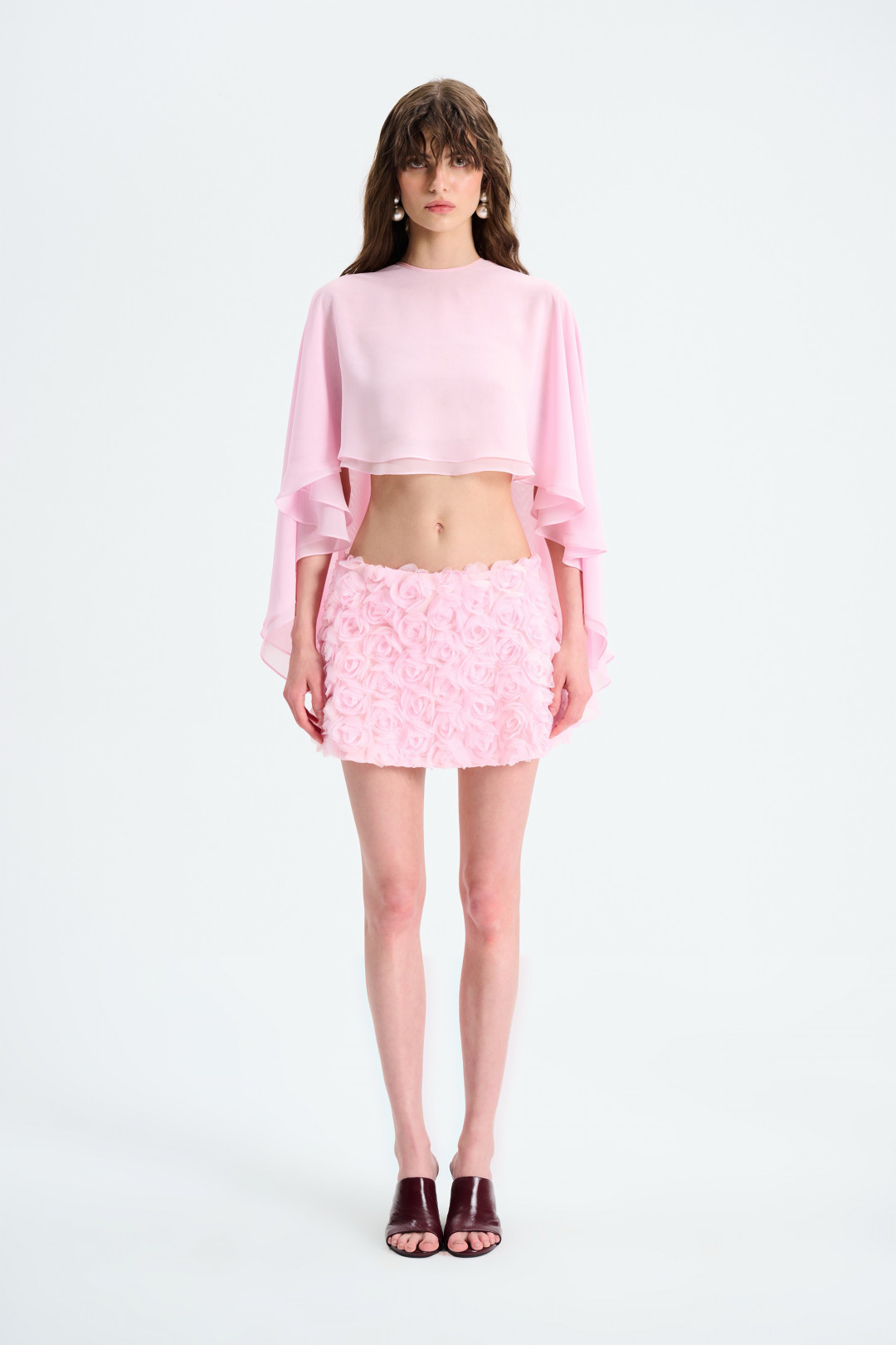 ROSIE SKIRT / PINK by NAIA on curated-crowd.com