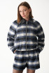 INDIGO JACKET /NAVY BLUE PLAID by NAIA on curated-crowd.com