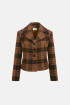 NANCY JACKET / BROWN PLAID by NAIA on curated-crowd.com