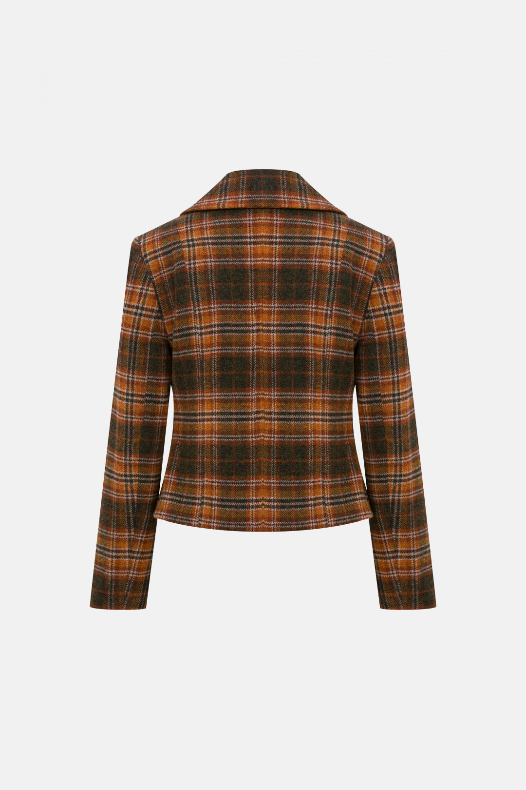 NANCY JACKET / BROWN PLAID by NAIA on curated-crowd.com