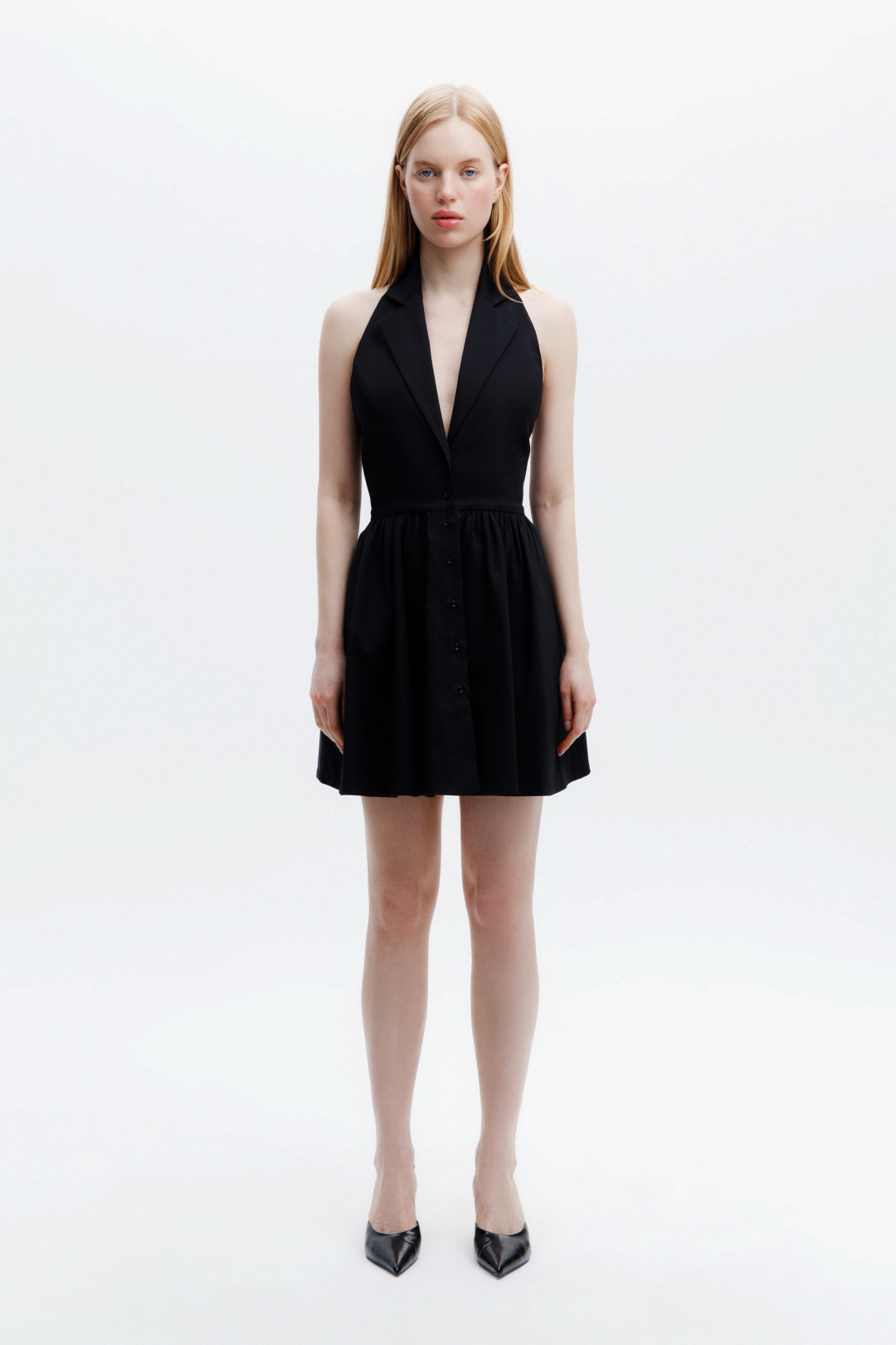 SUNRAY MINI DRESS / BLACK by NAIA on curated-crowd.com