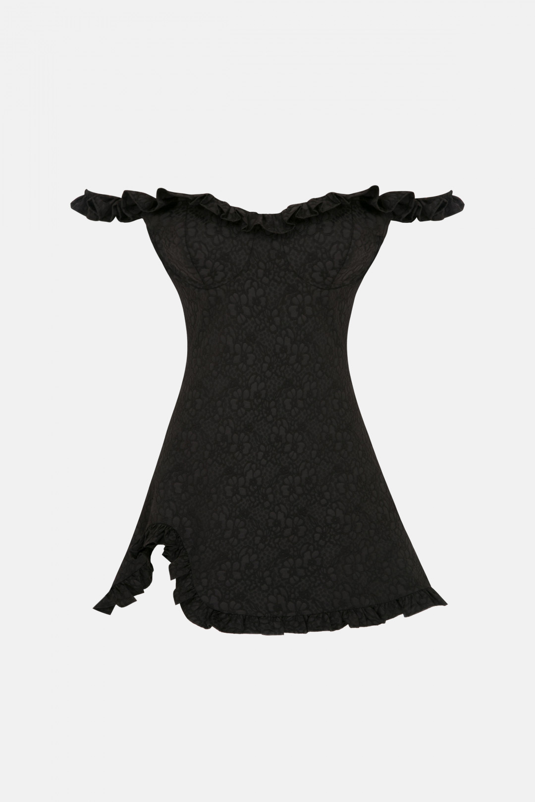 WILD ROSE DRESS / BLACK by NAIA on curated-crowd.com