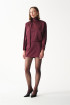 AMORE SATIN DRESS / BORDEAUX by NAIA on curated-crowd.com