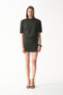 MIU T-SHIRT DRESS / DARK GREEN by NAIA on curated-crowd.com