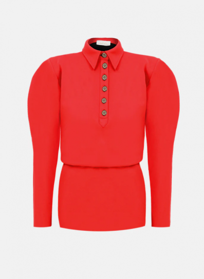 LUCKY DRESS / RED by NAIA on curated-crowd.com