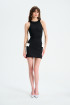 ODETTE MINI DRESS / BLACK by NAIA on curated-crowd.com
