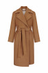 Wool Soft Belt Coat by Inner Tiger on curated-crowd.com