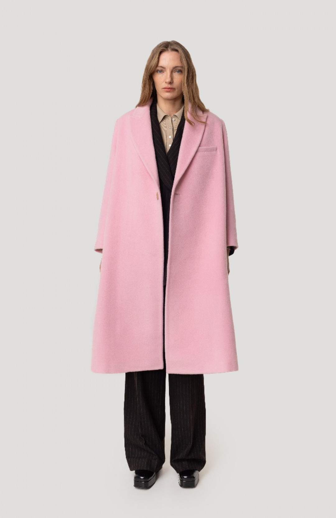 Timeless Wool Coat by Inner Tiger on curated-crowd.com