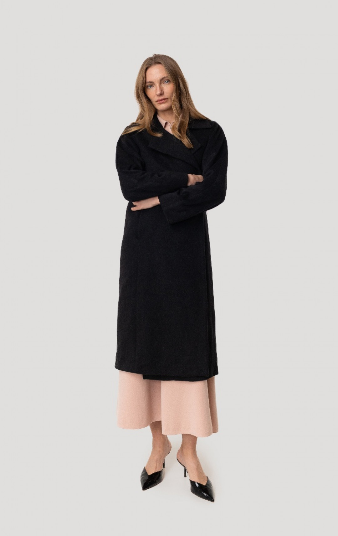 Cashmere Soft Belt Coat by Inner Tiger on curated-crowd.com