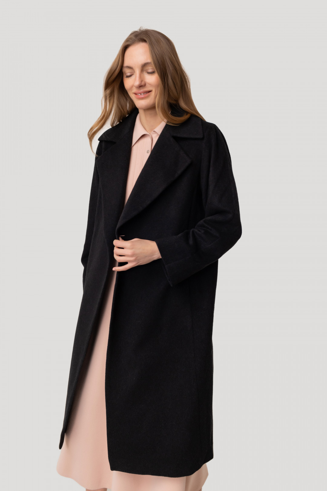 Cashmere Soft Belt Coat by Inner Tiger on curated-crowd.com