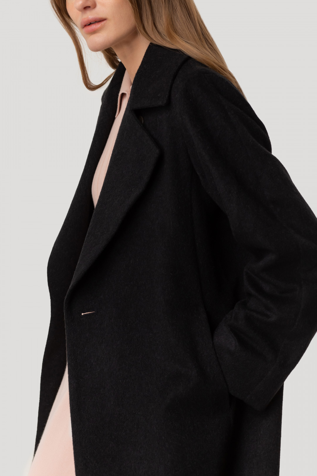 Cashmere Soft Belt Coat by Inner Tiger on curated-crowd.com