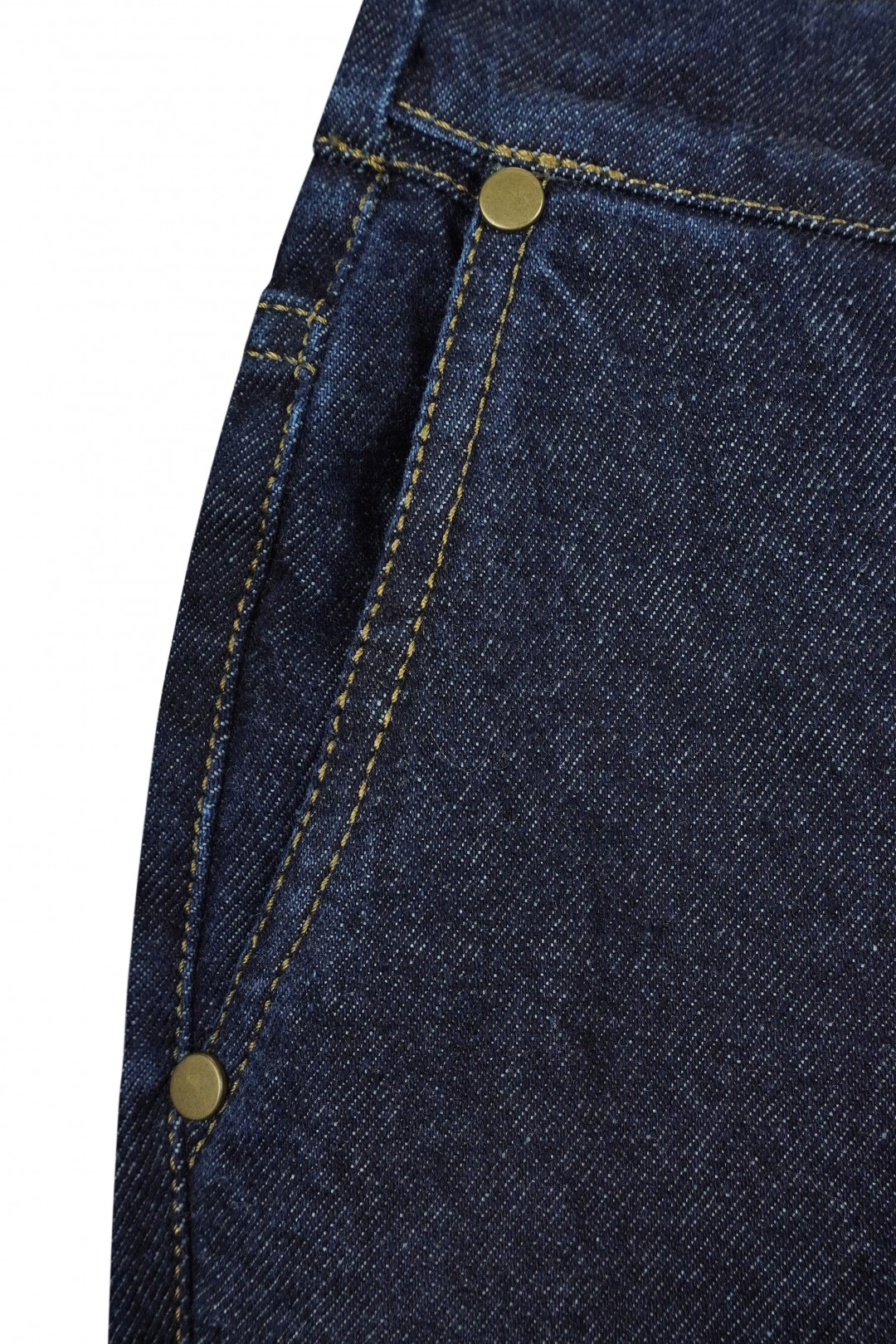 Adjustable Fit Indigo Jeans by Inner Tiger on curated-crowd.com