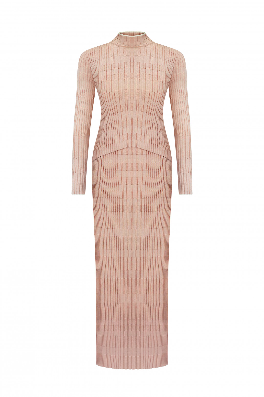 Vertical Knitwear Dress by Inner Tiger on curated-crowd.com