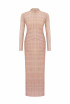 Vertical Knitwear Dress by Inner Tiger on curated-crowd.com