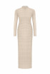 Vertical Knitwear Dress by Inner Tiger on curated-crowd.com