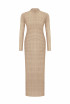 Vertical Knitwear Dress by Inner Tiger on curated-crowd.com