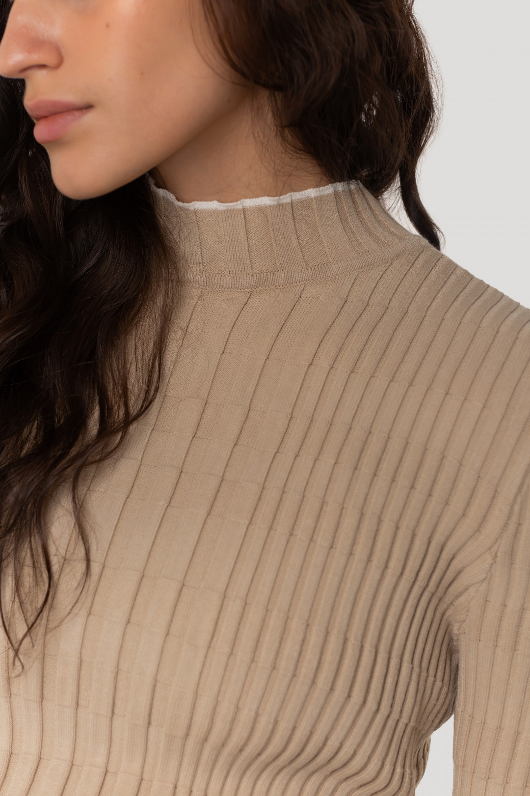 Vertical Knitwear Dress by Inner Tiger on curated-crowd.com