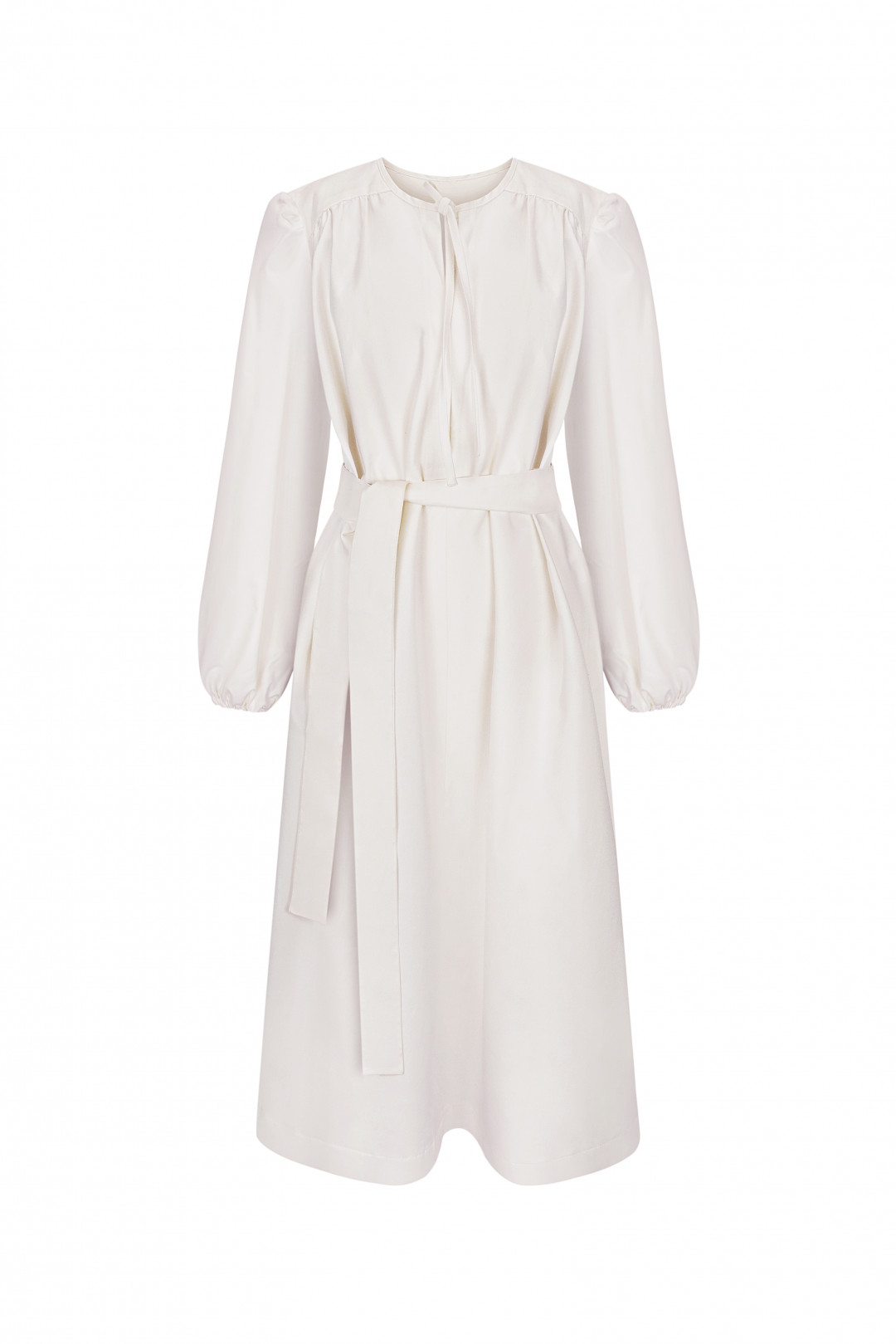 Ice-cream White Dress by Inner Tiger on curated-crowd.com