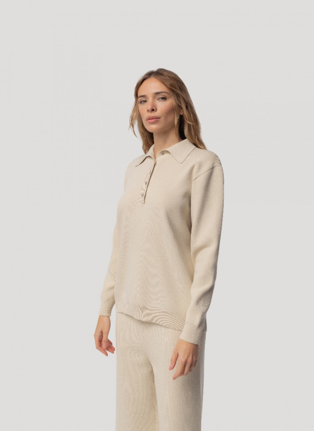 Comfort Fit Polo Sweater by Inner Tiger on curated-crowd.com