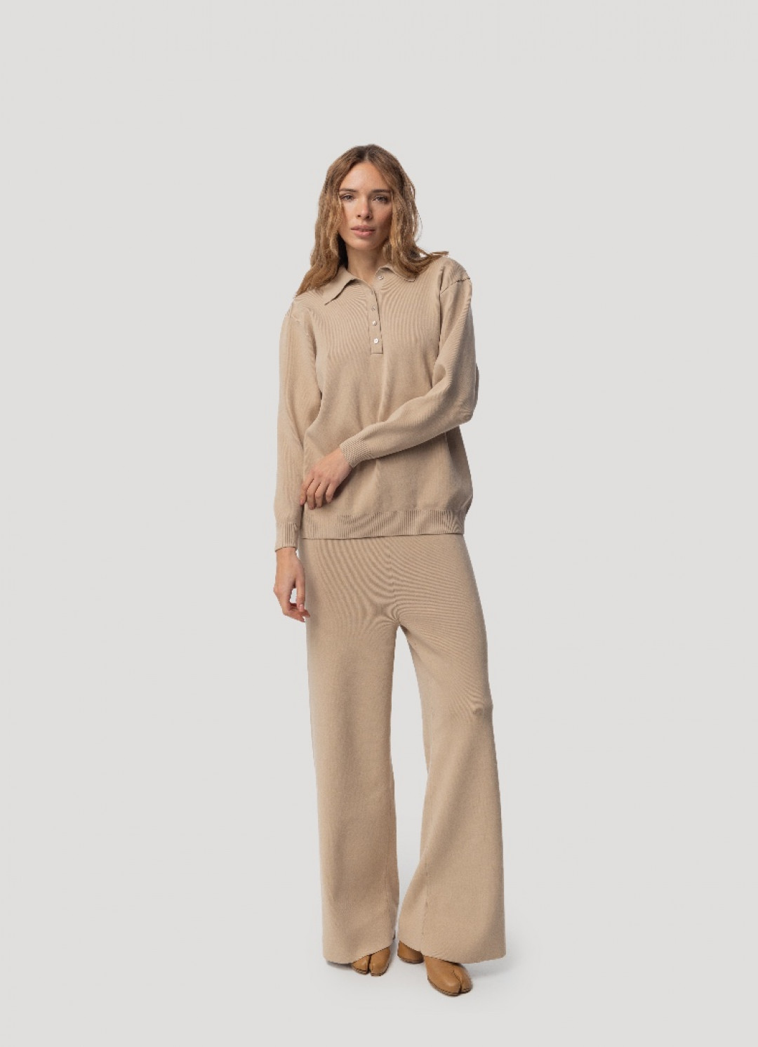 Comfort Fit Polo Sweater by Inner Tiger on curated-crowd.com