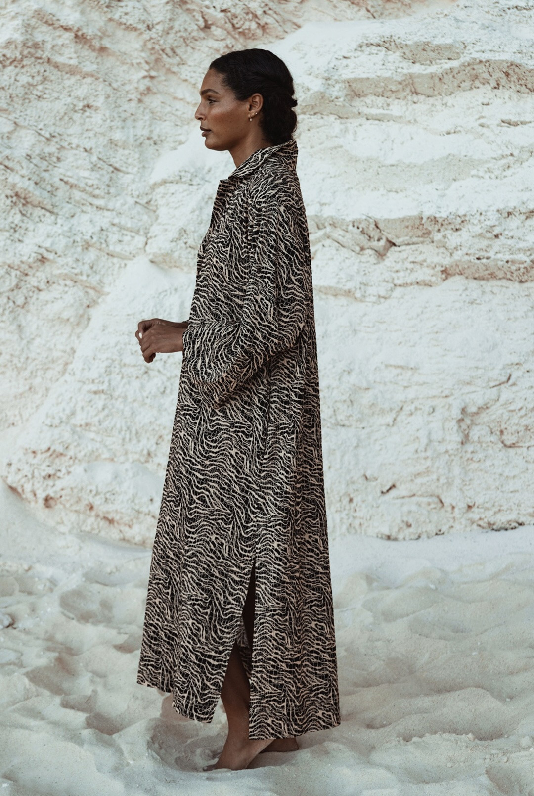 Saint Caftan in Animal Waves by Saint Holiday on curated-crowd.com