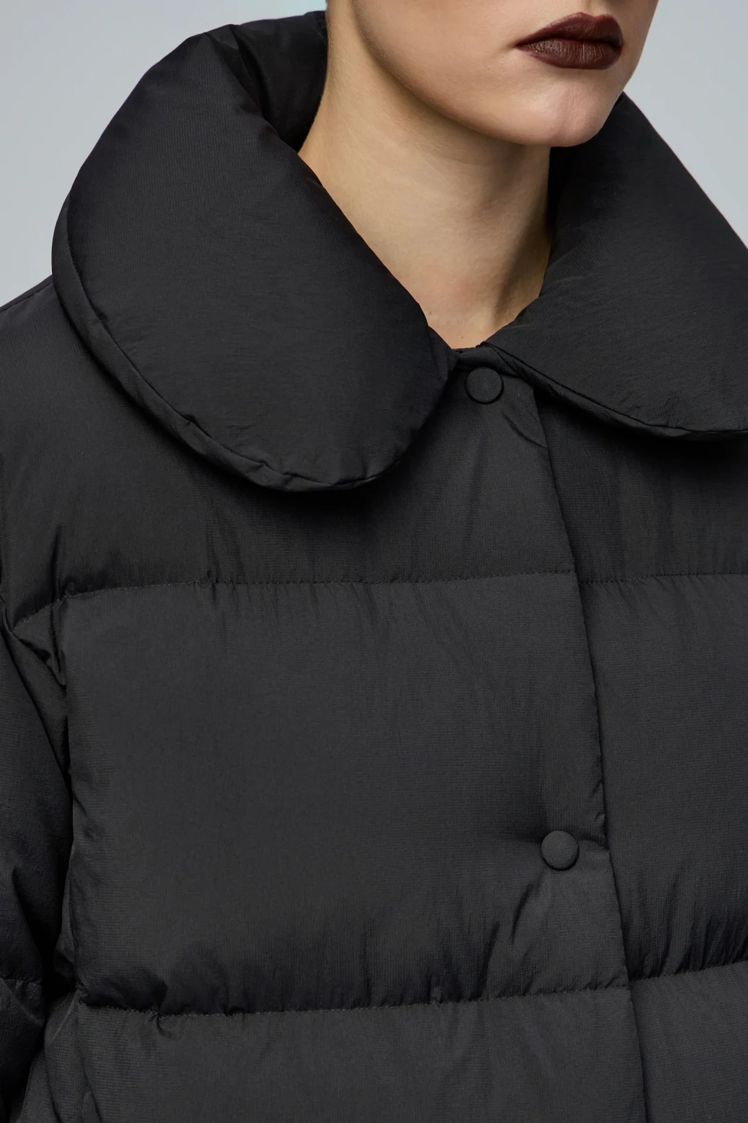 A4 Black Puffer Jacket by THE WARM on curated-crowd.com
