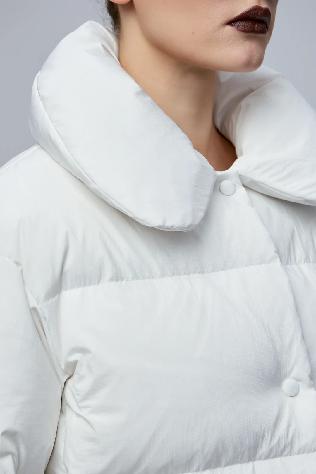 A4 White Puffer Jacket by THE WARM on curated-crowd.com