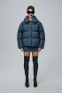 A4 Navy Puffer Jacket by THE WARM on curated-crowd.com
