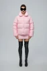 A4 Pink Puffer Jacket by THE WARM on curated-crowd.com