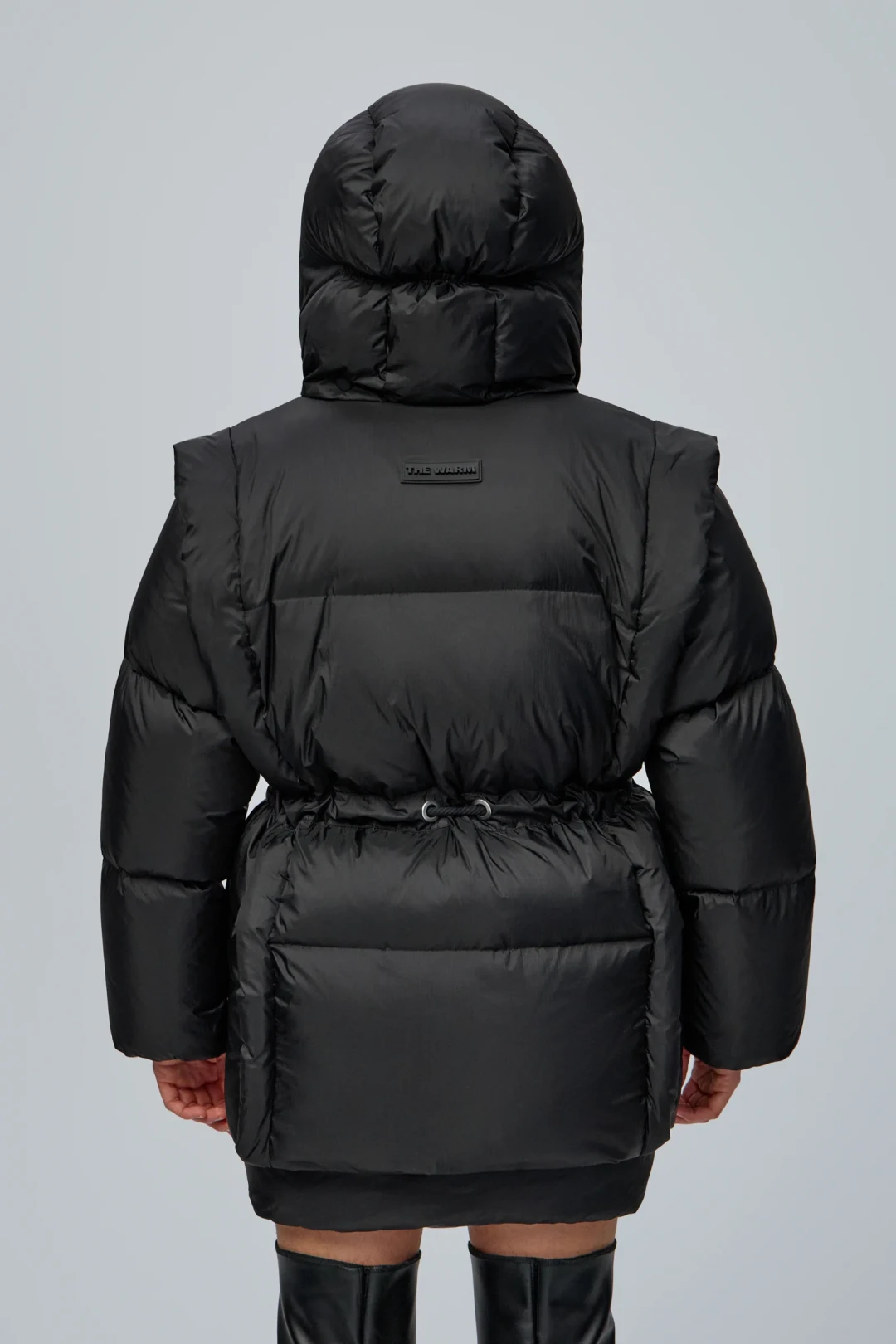 Puffer Vest Black Jacket by THE WARM on curated-crowd.com