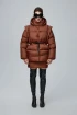Puffer Vest Bronze Jacket by THE WARM on curated-crowd.com