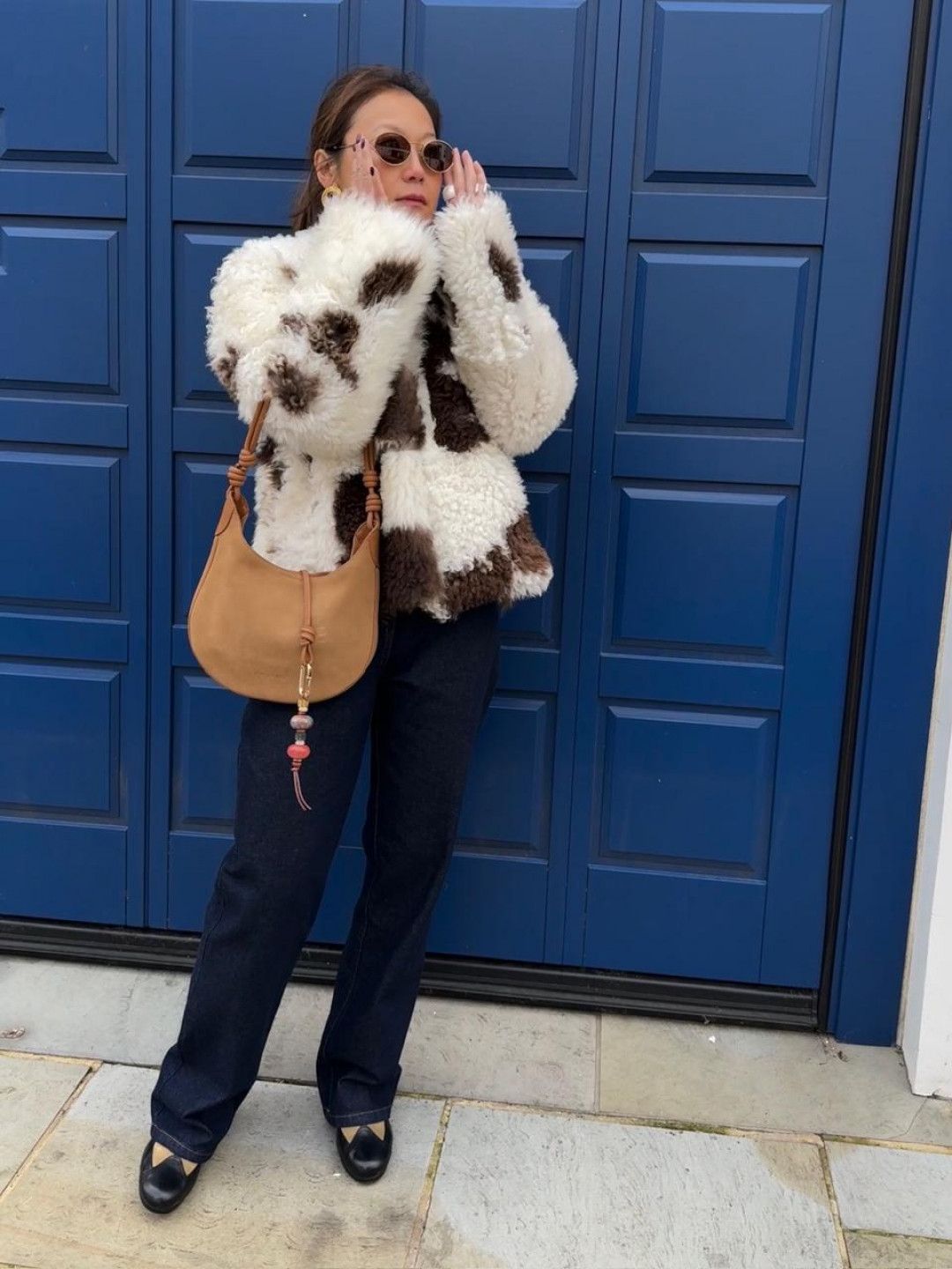 Boho Bag Small in Beige Suede by Folklore on curated-crowd.com