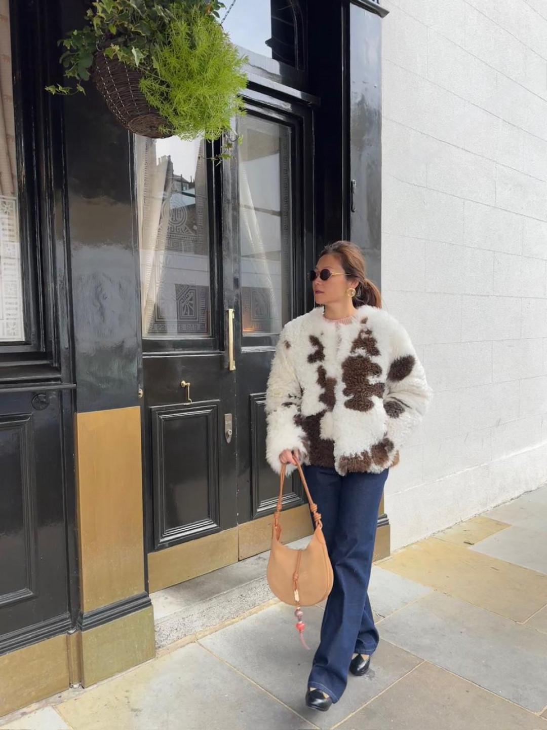 Boho Bag Small in Beige Suede by Folklore on curated-crowd.com