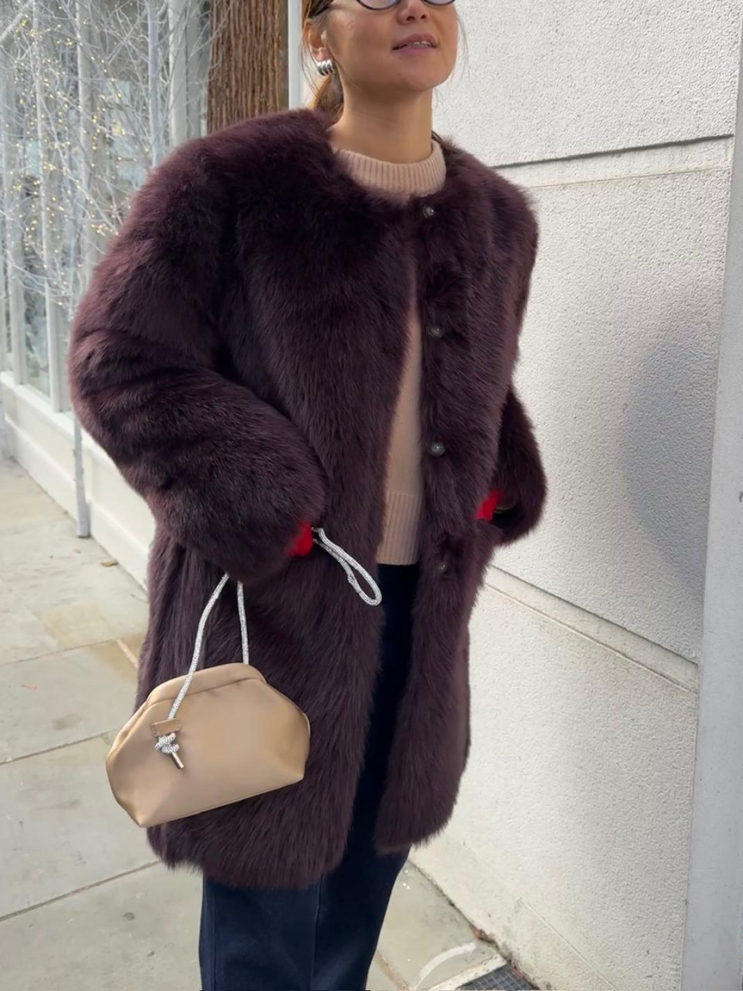 Mini Money Pouch in Satin by Folklore on curated-crowd.com