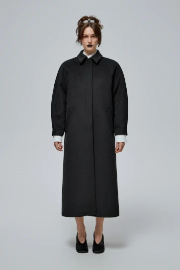 Elizabeth Coat in Black by THE WARM on curated-crowd.com